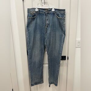 Revolt Women's Jeans with Gold Stitching‎ size 20 preowned